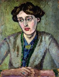 Portrait of Woolf in 1917 by Roger Fry