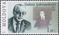 Vladimir Andrunakievich 2017 stamp of Moldova.jpg