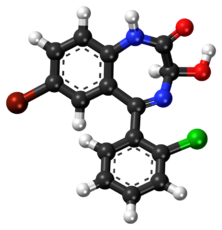3-Hydroxyphenazepam ball-and-stick model.png