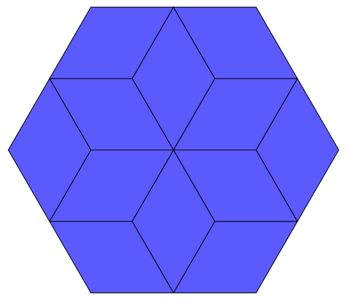 File:6-gon rhombic dissection-size2.svg