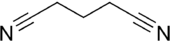 Skeletal formula of glutoronitrile
