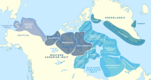 Inuit languages and dialects.svg