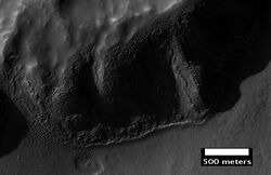 Layered mantle in Icaria Planum.JPG