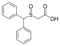 Modafinil acid.svg