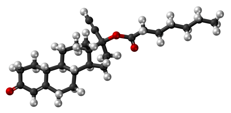 File:Norethisterone enanthate molecule ball.png