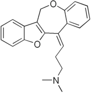 Skeletal formula of oxetorone