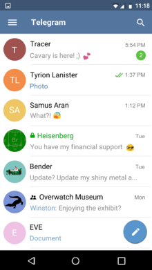 Telegram Android screenshot.svg