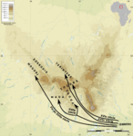 Map showing the migration of the Bideyat clans to the Tibesti from Ennedi