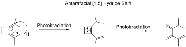 Antarafacial [1,5] hydride shift
