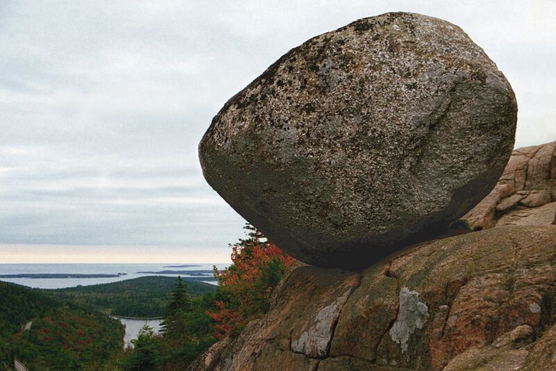 File:A079, Acadia National Park, Maine, USA, balanced rock, 2002.jpg