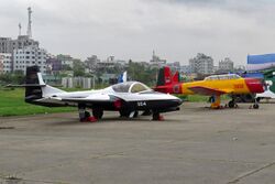 Bangladesh Air Force T-37B and PT-6. (34414349122).jpg