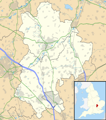 Bedfordshire UK location map.svg