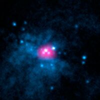 Two ultraluminous X-ray sources in core of Messier 82 (nustar141008a1).jpg