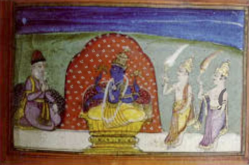 File:'Baba Nanak and Nirankara (formless reality, Waheguru, or the Supreme God)', Janamsakhi painting from a Kashmiri manuscript.jpg