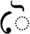 Тірхутський залежний знак для дифтонга АІ. Tirhuta vowel sign АІ.png
