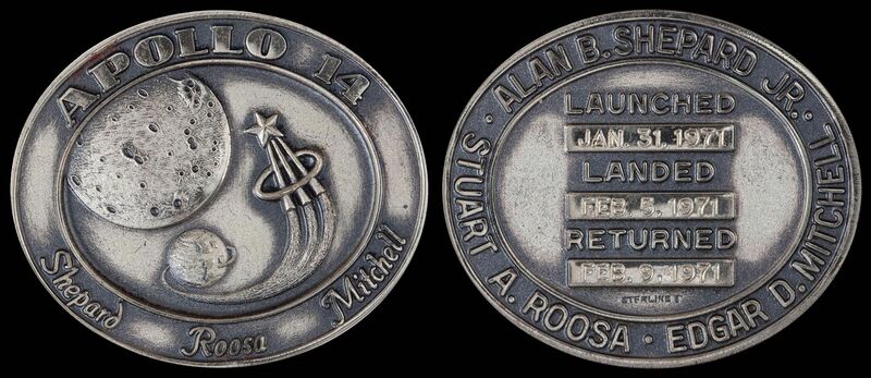 File:Apollo 14 Flown Silver Robbins Medallion (SN-192).jpg