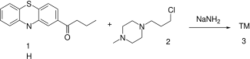 Butaperazine synthesis.svg