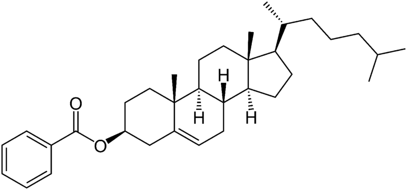 File:Cholesteryl benzoate.png