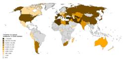 Countries by apricot production in 2016.png