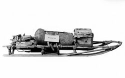 Dr. Mawson's sledge, right side, background out. Wellcome M0000975.jpg