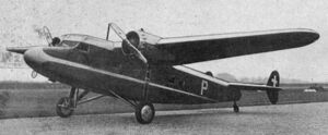 Koolhoven FK-50 photo L'Aerophile October 1938.jpg
