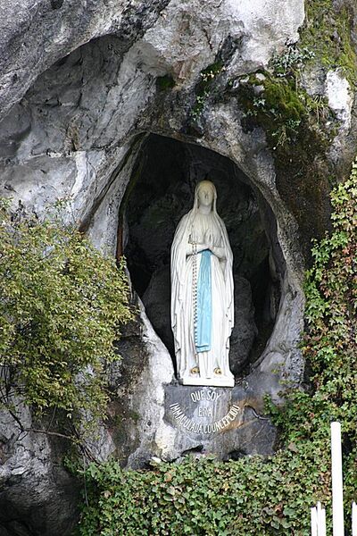 File:Our Lady of Lourdes - Grotto of Lourdes - Lourdes 2014.JPG