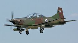 Pilatus PC-9M Hudournik landing.jpg