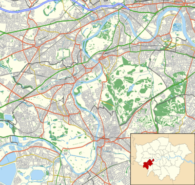 Richmond upon Thames London UK location map.svg