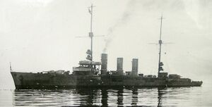 SMS Dresden (Light Cruiser) scuttled 17 June 1919.jpg