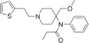 Chemical structure of Sufentanil.