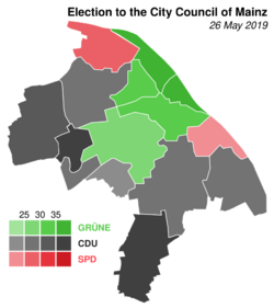 2019 Mainz City Council election.svg
