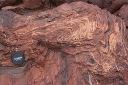 Flow banded rhyolite.JPG