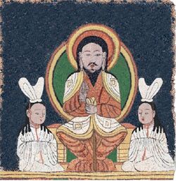 Jesus Image on a Manichaean Temple Banner.jpg