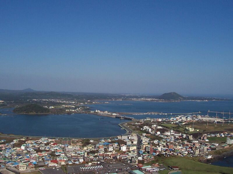 File:View from top of Seongsan Ilchulbong.jpg