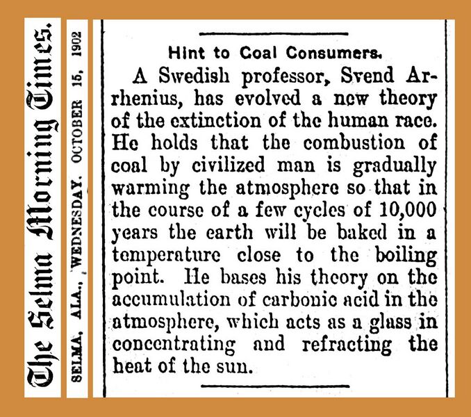 File:19021015 Hint to Coal Consumers - Svante Arrhenius - The Selma Morning Times - Global warming.jpg
