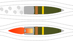 Base bleed artillery shell function.png