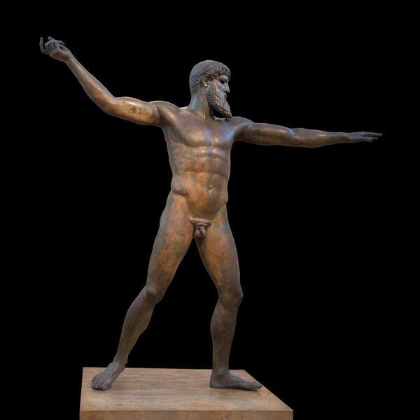 File:Bronze Zeus or Poseidon NAMA X 15161 Athens Greece.jpg