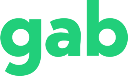 Gab text logo.svg