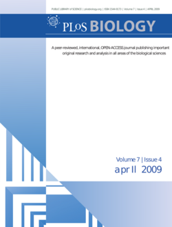 PLoS Biology cover April 2009.svg