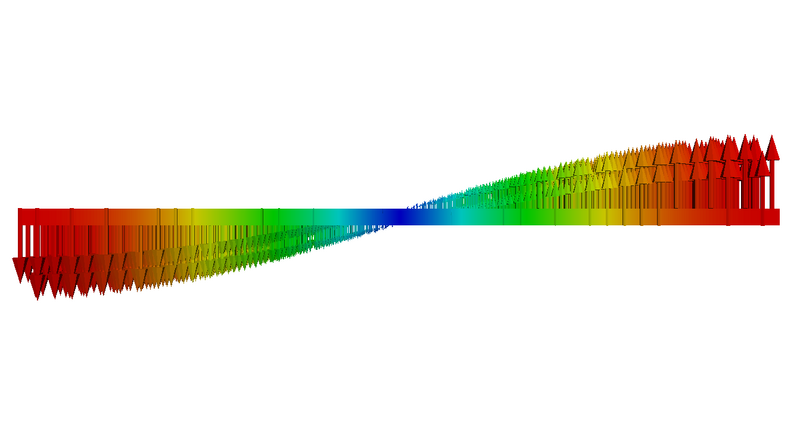 File:Rectangular waveguide TE10 (B field, side view).png
