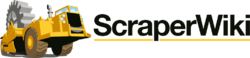 The ScraperWiki logo, a wheel tractor-scraper.