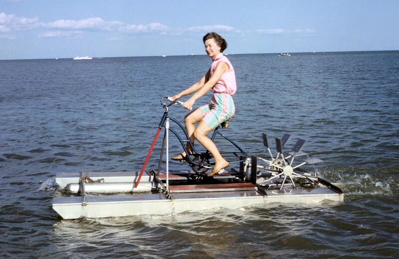 File:Waterbike on Lake St. Clair (1963).jpg