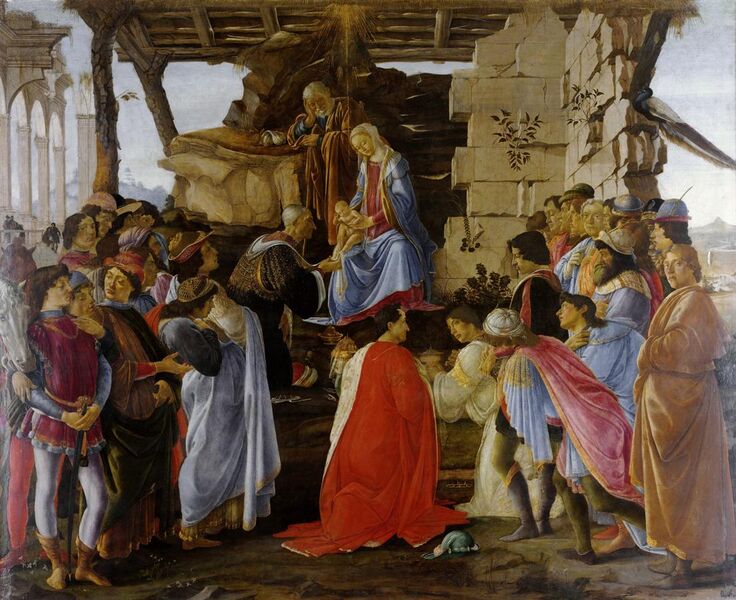 File:Botticelli - Adoration of the Magi (Zanobi Altar) - Uffizi.jpg