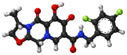 Cabotegravir ball-and-stick model.png