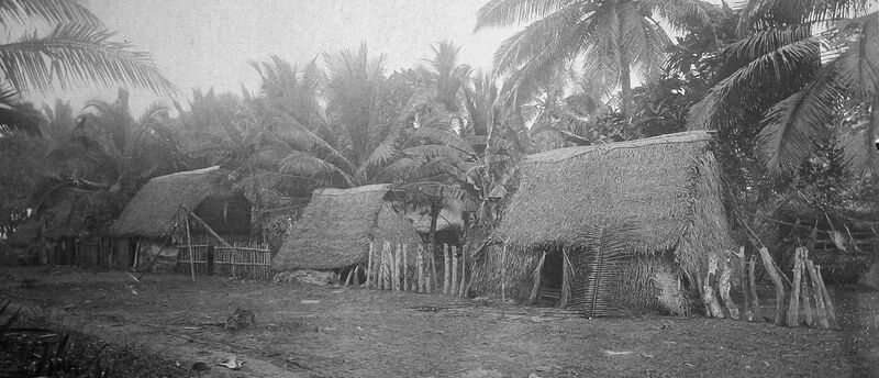 File:Caroline Islanders Village near Agana, Guam (1899-1900).jpg