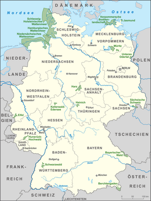 Infobox protected area is located in Germany