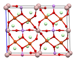 Unit cell of liroconite