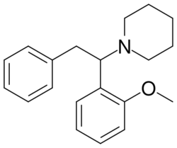 Methoxphenidine structure.svg