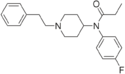 Chemical structure of Parafluorofentanyl.