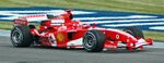 Schumacher (Ferrari) in practice at USGP 2005.jpg